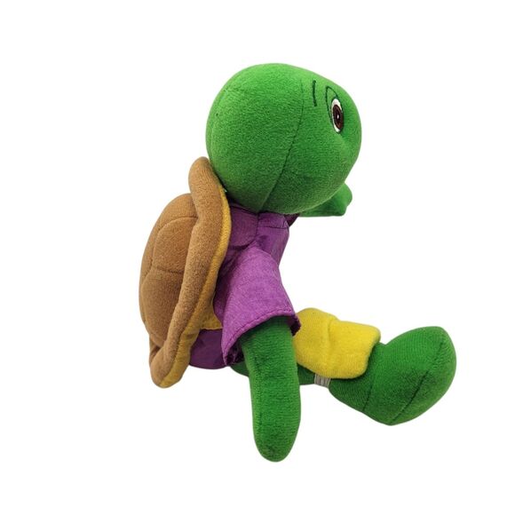 Vintage Franklin the Turtle Eden Plush Stuffed Animal Toy Soccer 8" - Picture 4 of 5